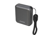 PowerBank - Dudao K22+ Ultra-Compact Power Bank 10000mAh 22.5W USB-C with Pendant/Cable - Grey PowerBank - Grey - 10000 mAh - 6976625333912