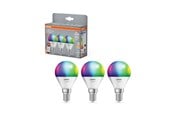 Smarta Hem - Osram SMART+ frosted mini-ball 470lm 4.9W/RGBW (40W) frosted E14 3-pack - 4099854529887