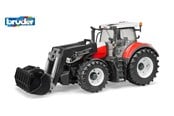 Leksaksbil - Bruder Steyr 6300 Terrus CVT traktor med frontlastare leksak - BR3181