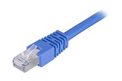 Nätverkskabel - Deltaco STP-603B - patch cable - 30 cm - blue - Blå - 0.3 meter - STP-603B