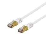 Nätverkskabel - Deltaco SFTP-62VAH - patch cable - 2 m - white - Vit - 2m - SFTP-62VAH
