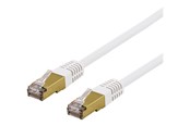 Nätverkskabel - Deltaco SFTP-65VAH - patch cable - 5 m - white - Vit - 5m - SFTP-65VAH