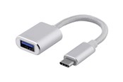 USB-kabel - Deltaco - USB-C adapter - 24 pin USB-C to USB Type A - 10 cm - USBC-1278