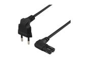 Strömkabel (intern) - Deltaco - power cable - Europlug to power IEC 60320 C7 - 5 m - DEL-109BO