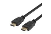 Displaykabel - Deltaco HDMI cable with Ethernet - 3 m - HDMI-1030D-FLEX-LOCK