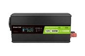 Strömförsörjning - Green Cell - DC to AC power inverter - 500 Watt Strömförsörjning - 500 Watt - ATX - 80 Plus - INVGC12P500LCD