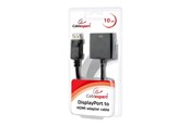 Displaykabel - Gembird Cablexpert adapter - DisplayPort / HDMI - 10 cm - AB-DPM-HDMIF-002