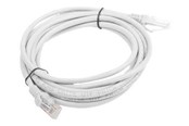 Nätverkskabel - Lanberg patch cable - 3 m - grey RAL 7035 - Grå - 3m - PCU6-10CC-0300-S