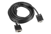 Displaykabel - Lanberg - VGA cable - HD-15 (VGA) to HD-15 (VGA) - 5 m - CA-VGAC-10CC-0050-B