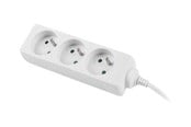 Strömkabel (extern) - Lanberg PS0-03E-0300-W - power strip - 2500 Watt - PS0-03E-0300-W