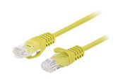 Nätverkskabel - Lanberg patch cable - 1.5 m - yellow RAL 1016 - Gul - 1m - PCU6-20CC-0150-Y