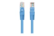 Nätverkskabel - Lanberg patch cable - 3 m - blue RAL 5012 - Blå - 3m - PCU6-20CC-0300-B