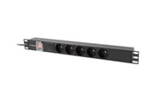 Strömkabel (extern) - Lanberg PDU-05E-0200-BK - power distribution unit - 4000 Watt - PDU-05E-0200-BK