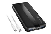 PowerBank - Natec TREVI SLIM Q PowerBank - Svart - 10000 mAh - NPB-2294