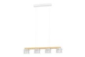 Smarta Hem - EGLO PORTICO-Z LONG TABLE L880 RGBTW 4X500LM KLAR/NATUR FSC - 900881