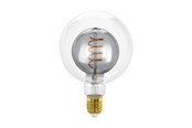 Glödlampor - EGLO LED-glödlampa G125 2W 80LM 2000K DIM. SMOKE/CLEAR E27 - 110256
