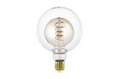 Glödlampor - EGLO LED-glödlampa G125 4W 200LM 2000K DIM. GUL/KLAR E27 - 110258