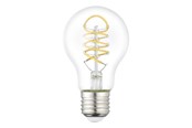 Glödlampor - EGLO LED-glödlampa A60 SPIRAL 7.3W 806LM 2700K KLAR E27 - 110306