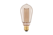 Glödlampor - EGLO LED-glödlampa B75 4W 200LM 1800K AMBER E27 - 113009