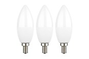 Glödlampor - EGLO LED-glödlampa C37 4.9W 470LM OPAL 3 ST E14 - 117521