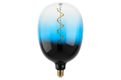 Glödlampor - EGLO LED-glödlampa T180 DECO SPIRAL 4W 85LM 2000K DIM. BLÅ E27 - 12552