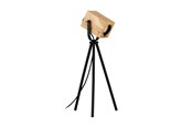 Lampor - EGLO AYLES BORD GU10 SVART/TRÄ FSC - 43749