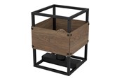 Lampor - EGLO EVESHAM BORD E27 SVART TRÄ - 43807