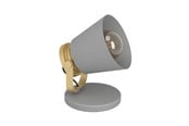 Lampor - EGLO TWICKEN BORD E27 GRÅ/GULD - 43841