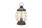 Lampor - EGLO BAMPTON BORD ANTIK BRUN - 49288