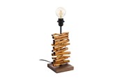 Lampor - EGLO SEAHOUSE BORD UTAN SKÄRM H400 ANTIK BBROWN - 49754