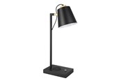 Lampor - EGLO LACEY-QI BORD H485 5.5W 720LM TOUCH SVART/TRÄ - 900626