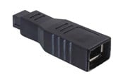 FireWire-kabel - DeLOCK - IEEE 1394 adapter - FireWire 800 to 6 PIN FireWire - 65154