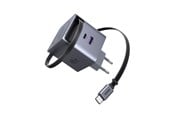 Mobile - Adapters & Chargers - UGREEN 65 W GaN-snabbladdare med utdragbar kabel - 65825
