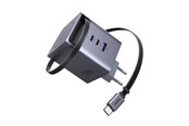 Mobile - Adapters & Chargers - UGREEN 100 W GaN Fast Charger with Retractable Cable - 65828