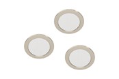 Lampor - EGLO ABIUL INBYGGD. SET Ø86 RGB/CCT 3X320LM DIMMPB. IP44 BS - 31935