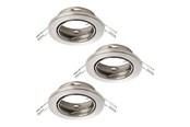 Lampor - EGLO AGULO 1 INBYGGD. SET Ø85 3XGU10 BS - 75789