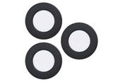 Lampor - EGLO FUEVA 6 INBYGGD. SET Ø88 CCT 3X3,7W 1350LM SVART - 901385