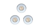 Lampor - EGLO IGOA INBYGGT. SET IP44/IP20 3X3.3W Ø85 KROM - 94978