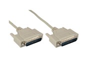 Parallel-seriel-kabel - InLine - serial cable - DB-25 to DB-25 - 2 m - 11112M