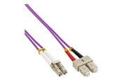 Nätverkskabel - InLine patch cable - 1 m - 1 m - purple - Lila - 1meter - 88641P