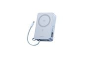 PowerBank - UGREEN MagFlow Qi2.2 25 W Magnetic Wireless Powerbank with Retractable Cable - 20000 mAh - 65959