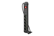 Strömkabel (extern) - Lanberg SP1 - power strip - 2500 Watt - SP1-05F-0150-BK