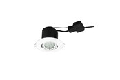 Lampor - EGLO PENETO 2 INBYGGD. KIP ISOL. LOOP Ø108 GU10 400LM VIT - 96862