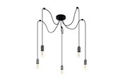 Lampor - EGLO COULSDON CLUSTER 3XE27 SVART/VIT - 43314