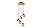 Lampor - EGLO ROCAMAR 1 CLUSTER E27 5L KOPPAR/KLAR - 98595