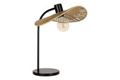 Lampor - EGLO SIRUELA BORD H465 E27 SVART/NATUR FSC - 31965