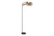 Lampor - EGLO SIRUELA FLOOR H1600 E27 SVART/NATUR FSC - 31966