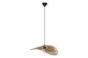 Lampor - EGLO SIRUELA PENDEL 560X400 E27 SVART/NATUR FSC - 31991