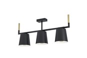 Lampor - EGLO LACEY TAKLAMPA 3XE27 L780 SVART/CREME FSC - 43611