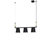 Lampor - EGLO LACEY LÅNGBORD 3XE27 L780 SVART/CREME FSC - 43612